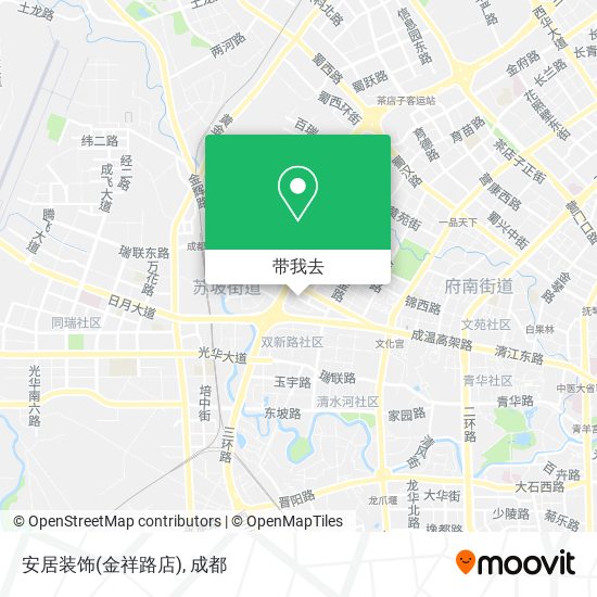 安居装饰(金祥路店)地图