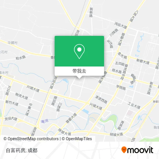 自富药房地图