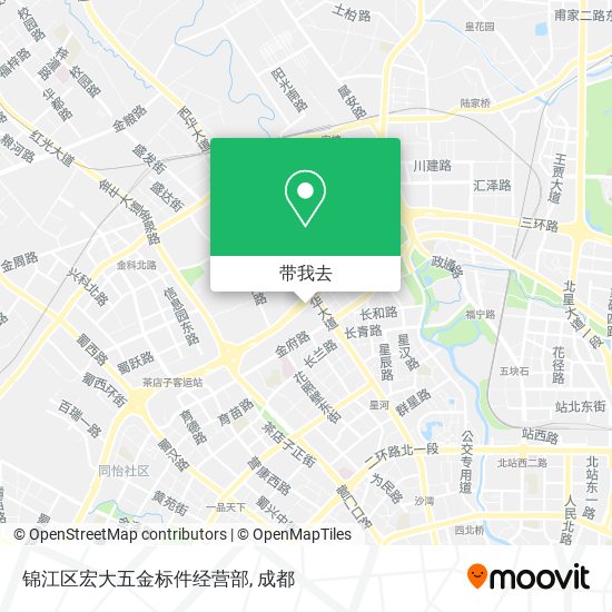 锦江区宏大五金标件经营部地图