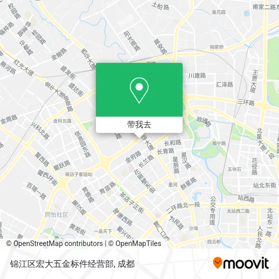 锦江区宏大五金标件经营部地图