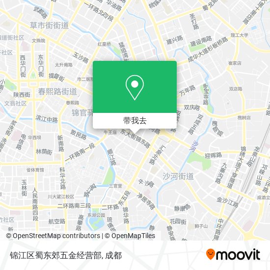 锦江区蜀东郊五金经营部地图