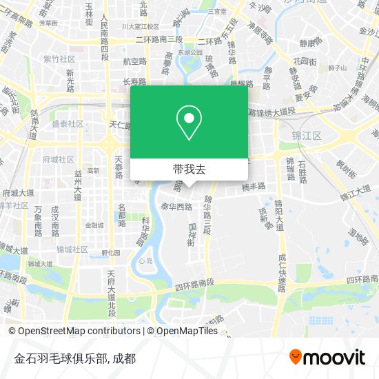 金石羽毛球俱乐部地图