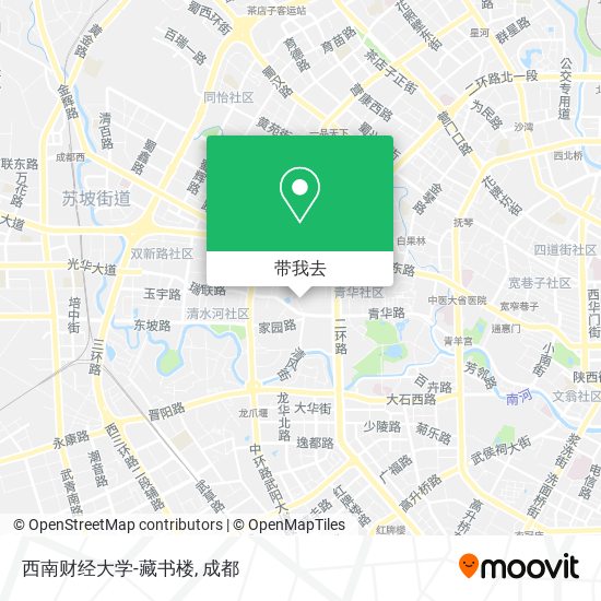 西南财经大学-藏书楼地图