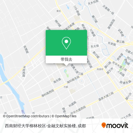 西南财经大学柳林校区-金融文献实验楼地图