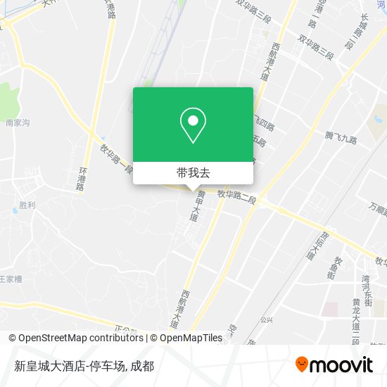 新皇城大酒店-停车场地图