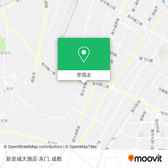 新皇城大酒店-东门地图