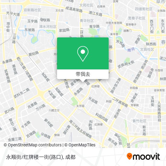 永顺街/红牌楼一街(路口)地图