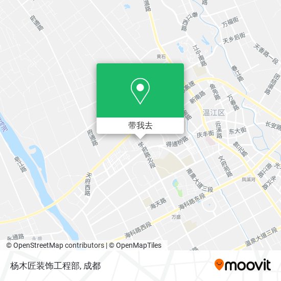 杨木匠装饰工程部地图