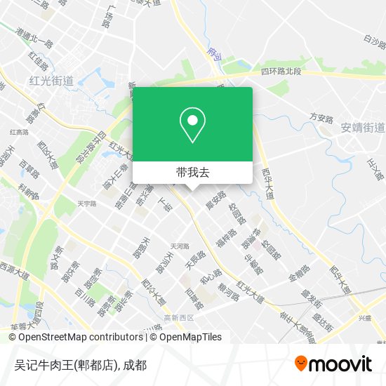 吴记牛肉王(郫都店)地图
