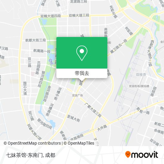 七妹茶馆-东南门地图