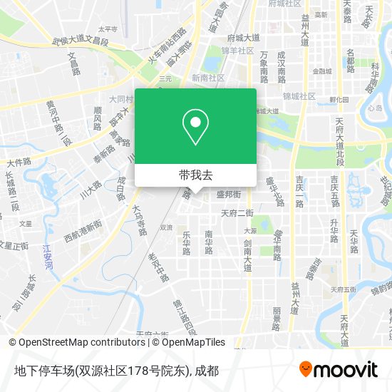 地下停车场(双源社区178号院东)地图