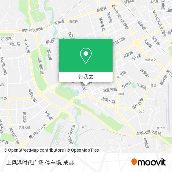 上风港时代广场-停车场地图