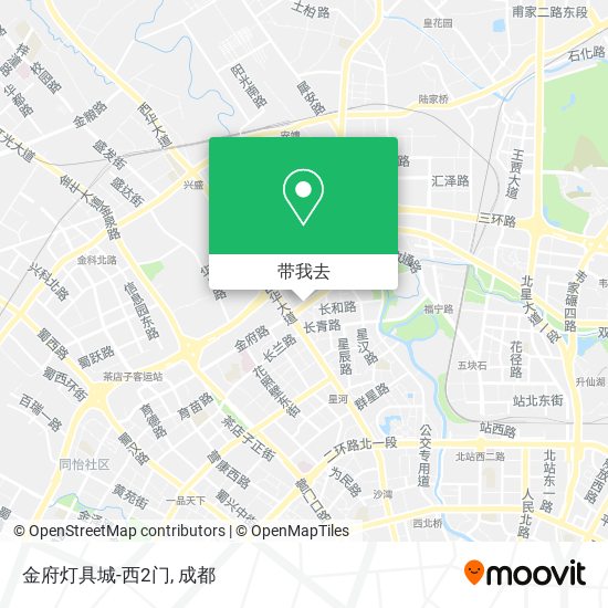 金府灯具城-西2门地图