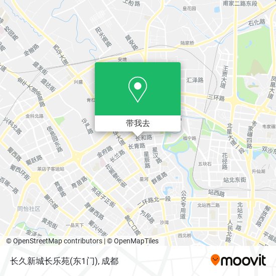 长久新城长乐苑(东1门)地图