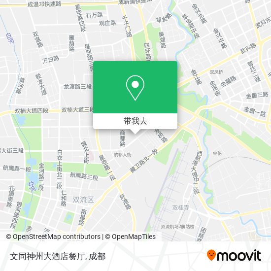 文同神州大酒店餐厅地图