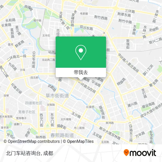 北门车站咨询台地图