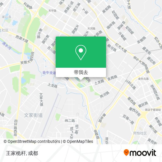 王家桅杆地图