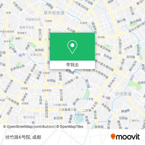 丝竹路6号院地图
