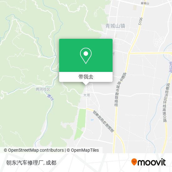 朝东汽车修理厂地图