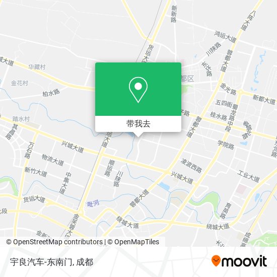 宇良汽车-东南门地图