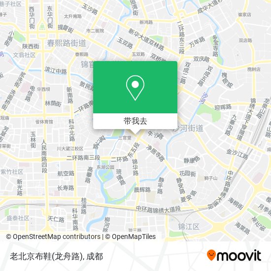 老北京布鞋(龙舟路)地图