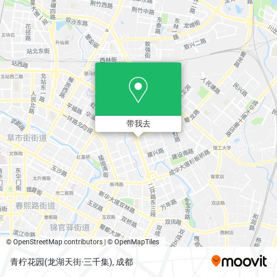 青柠花园(龙湖天街·三千集)地图