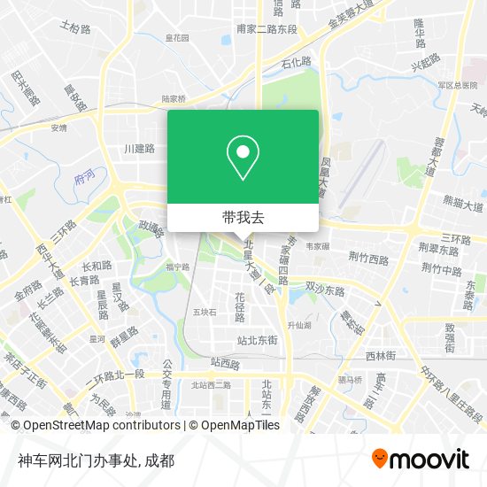 神车网北门办事处地图