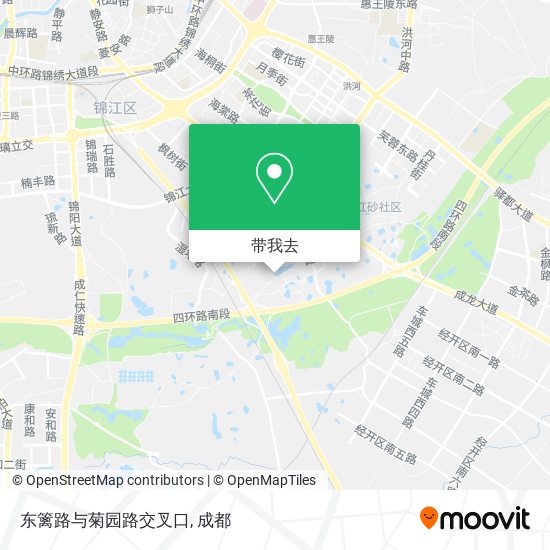 东篱路与菊园路交叉口地图