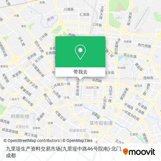 九里堤生产资料交易市场(九里堤中路46号院南)-北门地图