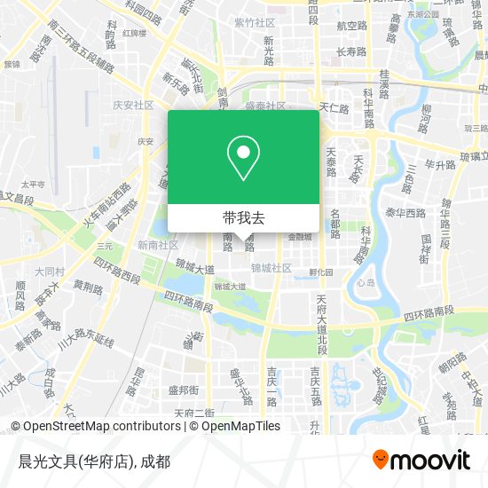 晨光文具(华府店)地图