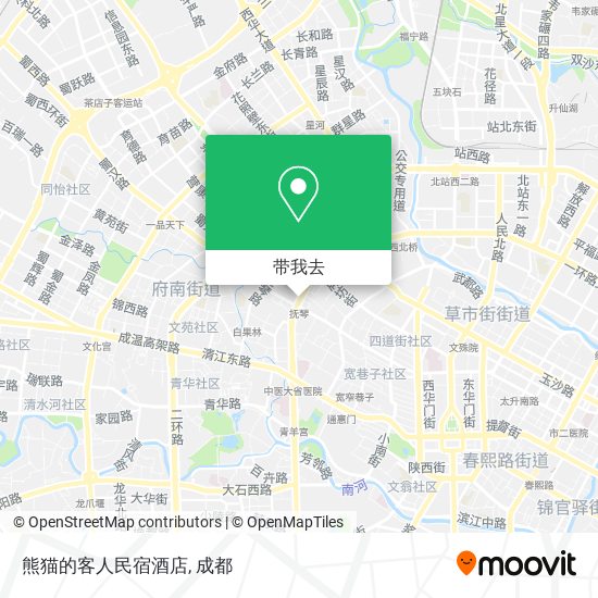 熊猫的客人民宿酒店地图