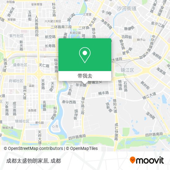 成都太盛勃朗家居地图