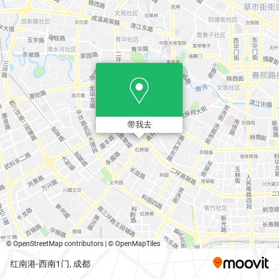 红南港-西南1门地图