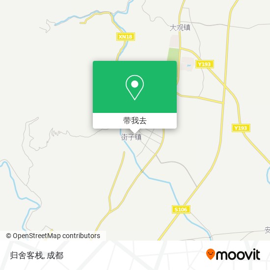 归舍客栈地图