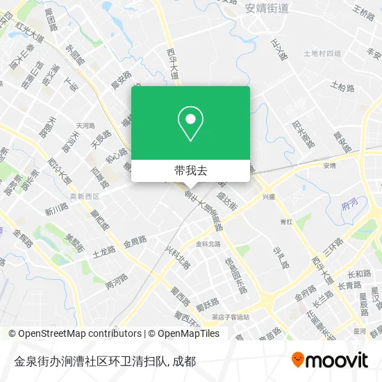 金泉街办涧漕社区环卫清扫队地图