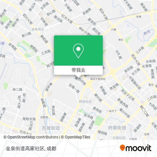 金泉街道高家社区地图