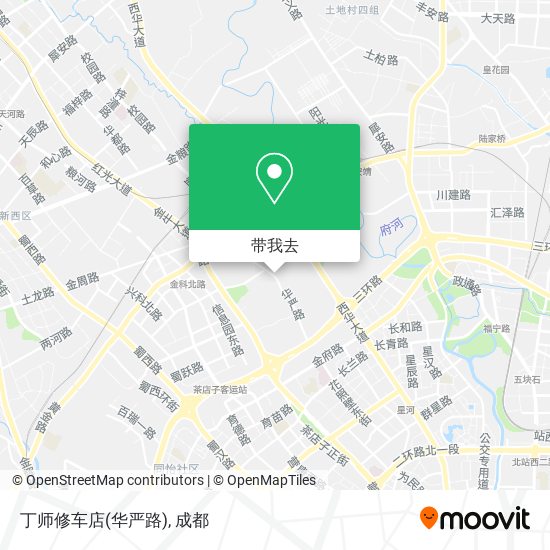 丁师修车店(华严路)地图