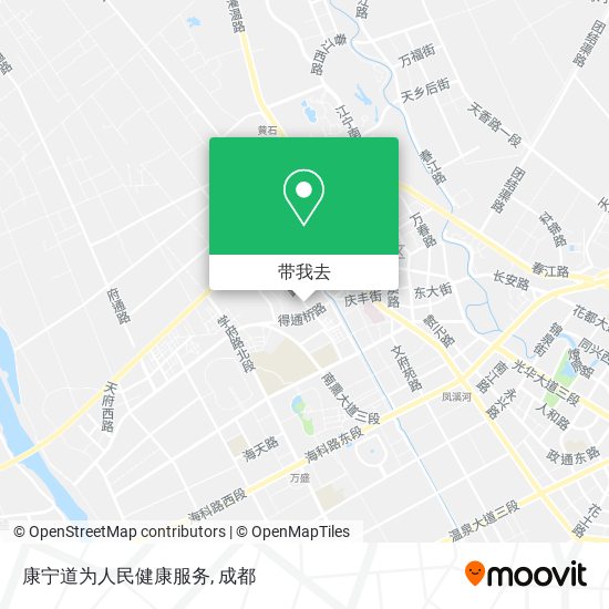 康宁道为人民健康服务地图