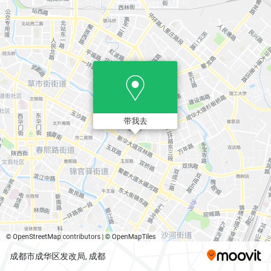成都市成华区发改局地图
