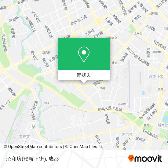 沁和坊(簇桥下街)地图