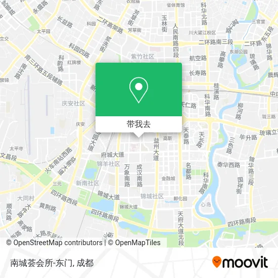 南城荟会所-东门地图