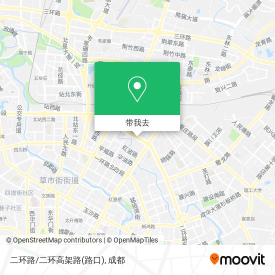 二环路/二环高架路(路口)地图