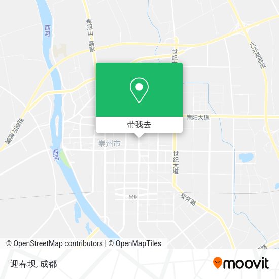 迎春坝地图