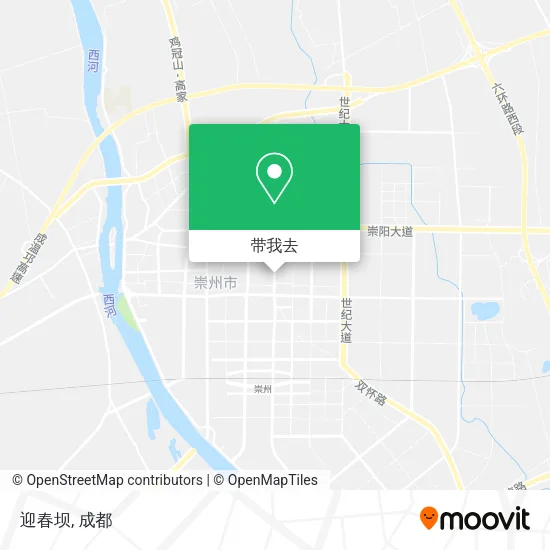 迎春坝地图