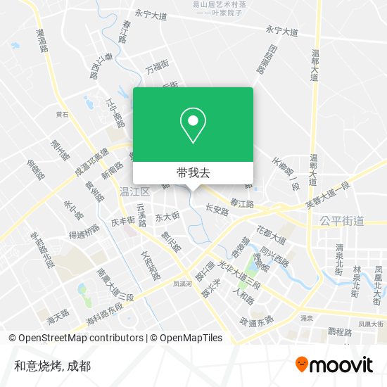 和意烧烤地图