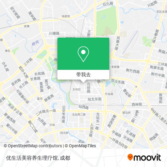 优生活美容养生理疗馆地图