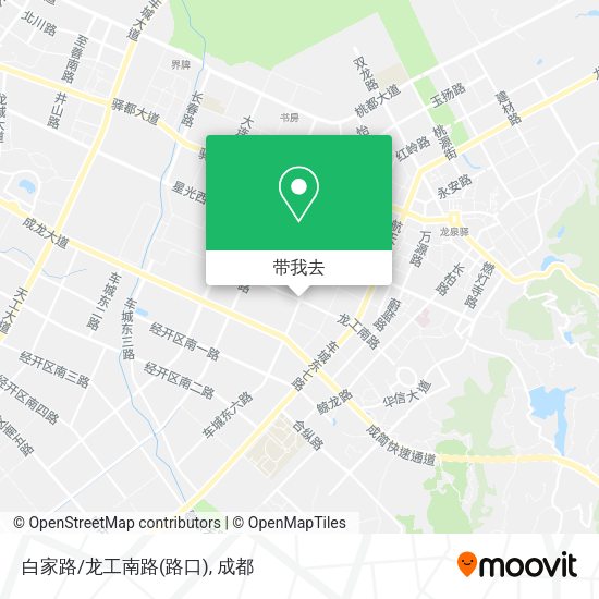白家路/龙工南路(路口)地图