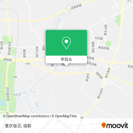 重庆饭店地图