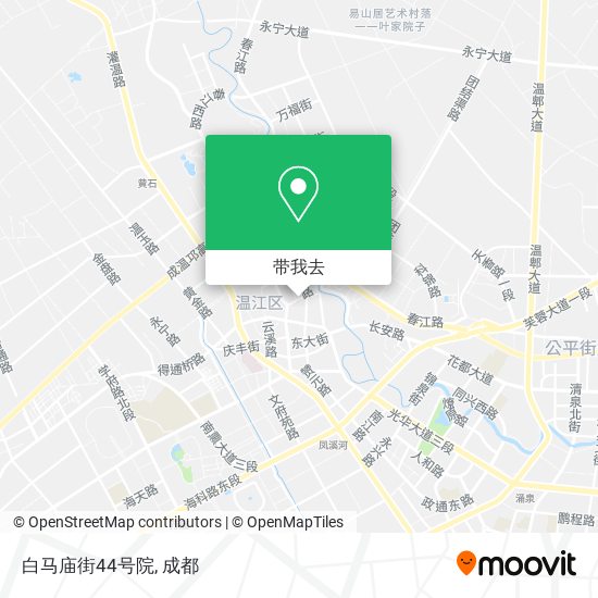 白马庙街44号院地图