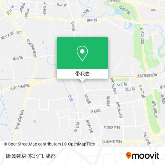隆鑫建材-东北门地图